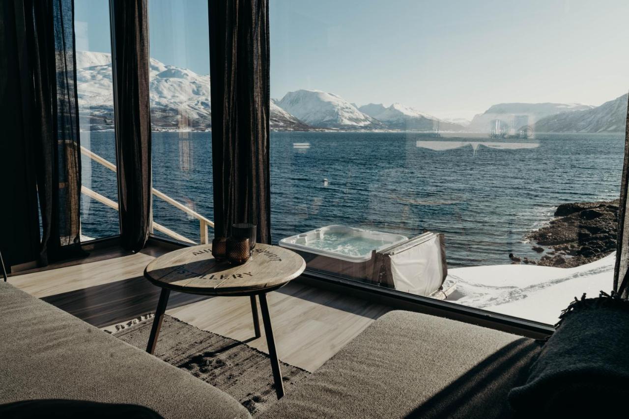 Aurora Fjord Cabins Villa Lyngseidet Exteriör bild